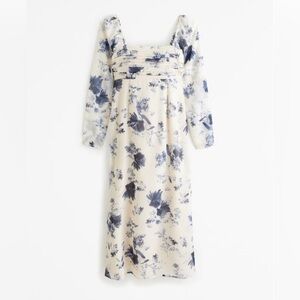 Abercrombie & Fitch Emerson Chiffon Long Sleeve Dress
